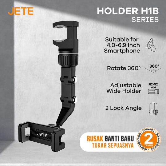 Holder Hp Mobil | Car Phone Holder Universal up to 6.9 Inch - JETE H1B