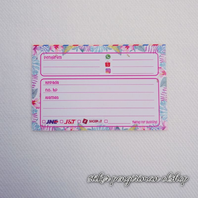 

STIKER PENGIRIMAN / STIKER PENGIRIMAN ONLINE SHOP / STIKER PENGIRIMAN MURAH / STIKER OLSHOP