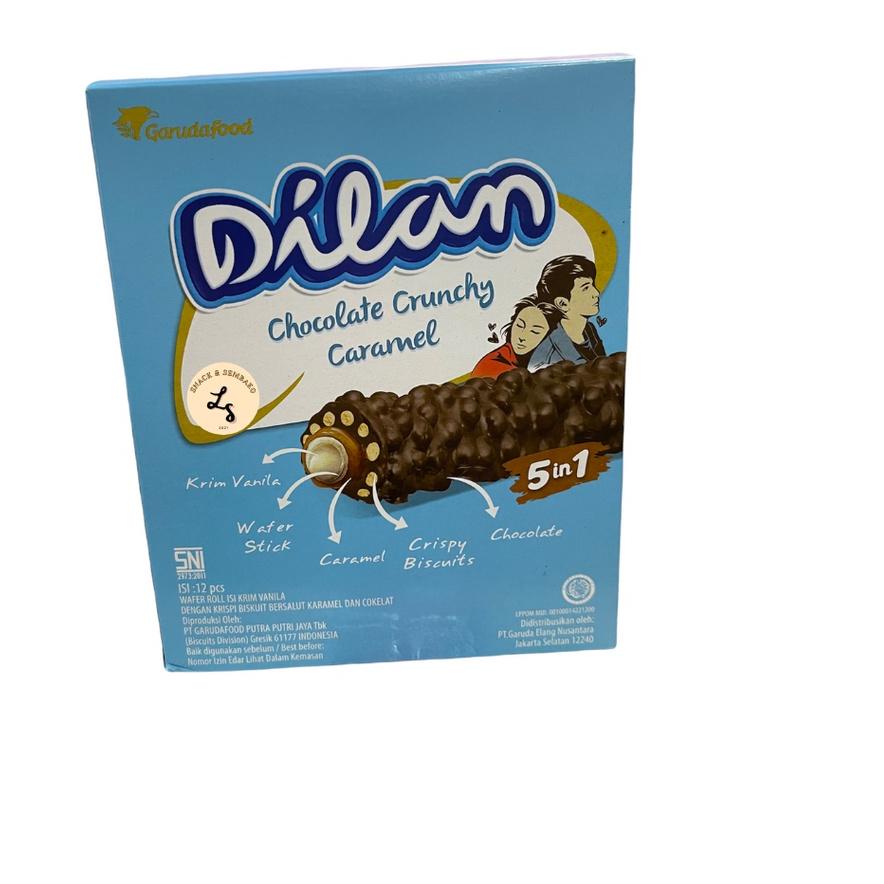 

Recommended Dilan Chocolate Crunchy Caramel Wafer Rolls 1 Pack Isi 12 pcs``