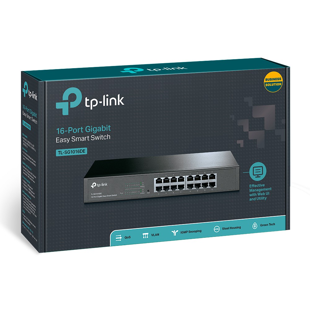 SWITCH TP-LINK GIGABIT 10/100/1000MBPS 16 PORT SG1016D