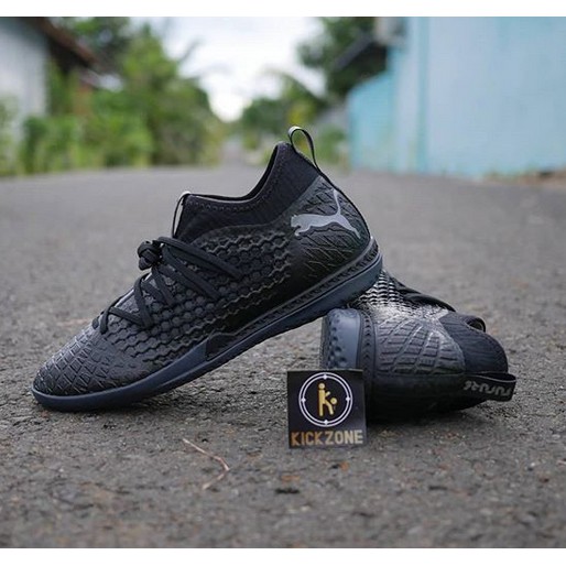 Sepatu Futsal Puma Future 4.3 Netfit IT Black Original 10568602