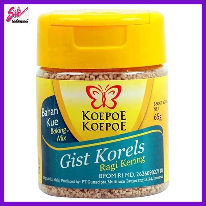 

Giragi- Koepoe Koepoe Gist Korels ( Ragi Kering ) 65Gr -Makanan-Minuman.