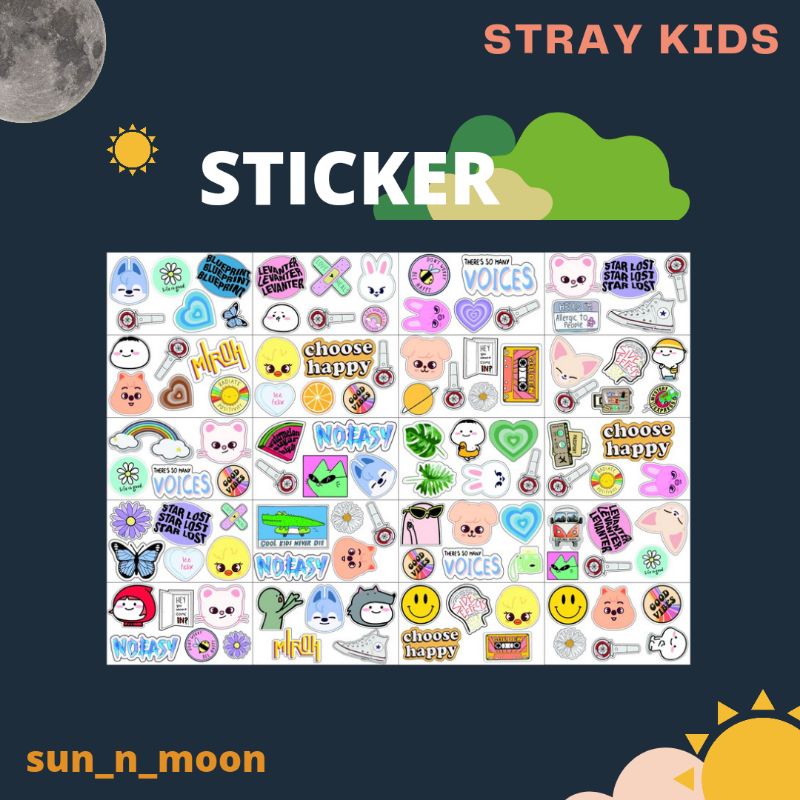 

STICKER STRAY KIDS LUCU. NOCUTTING STIKER SKZ Sticker straykids