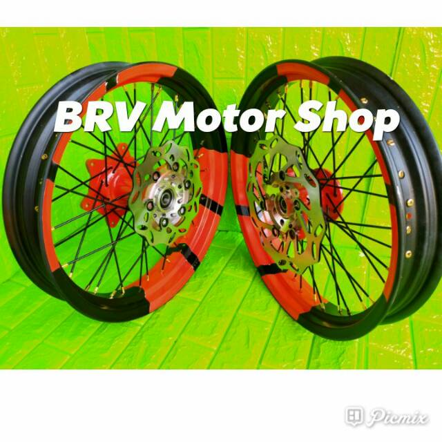 Velg  Super moto klx Bf Klx L Klx S Klx G D Tracker 150 Velg Ring 17 Klx
