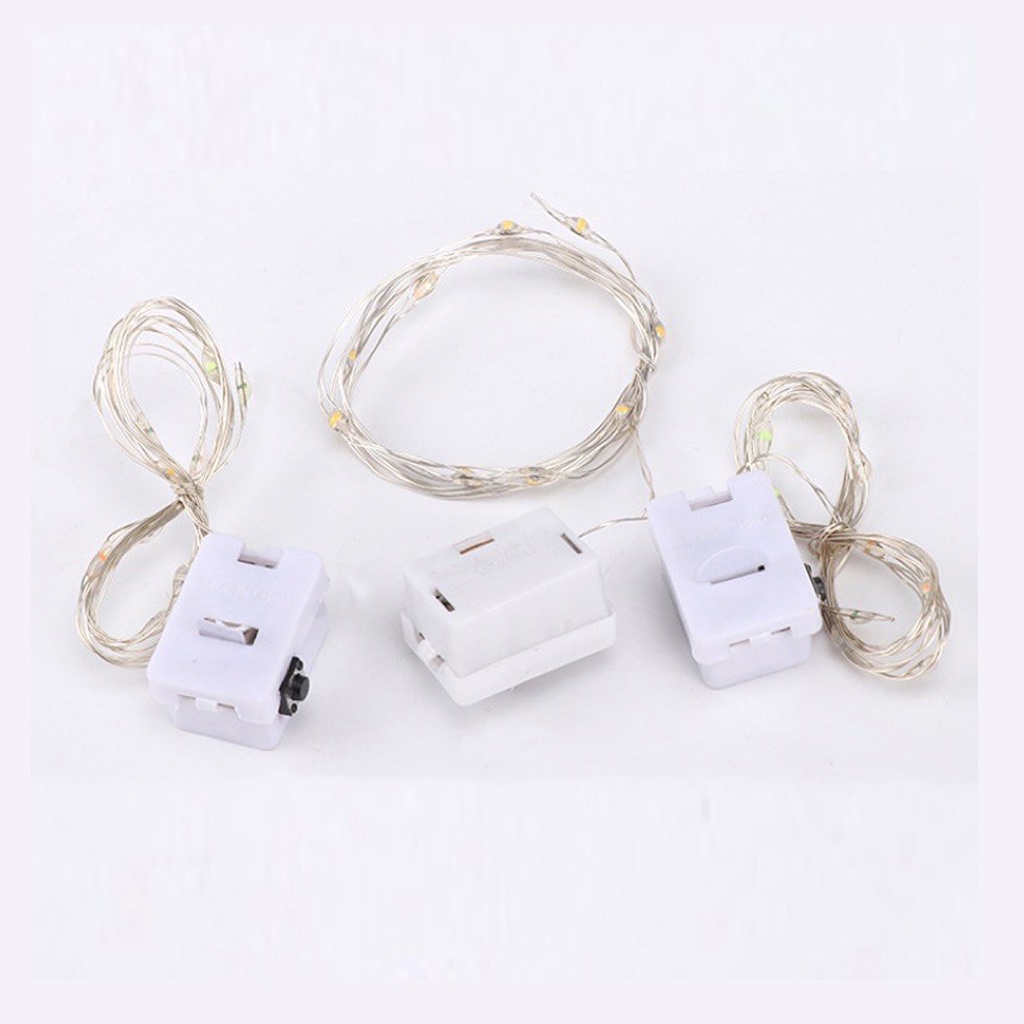 INFY - Lampu Tumblr Kawat Mini 1 2 3 5 Meter Lampu Hias Dekorasi Gift Box Bucket Bunga Balon Fairy Light Led Murah Import E015 E016