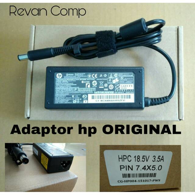 Adaptor hp 18.5V 3.5A