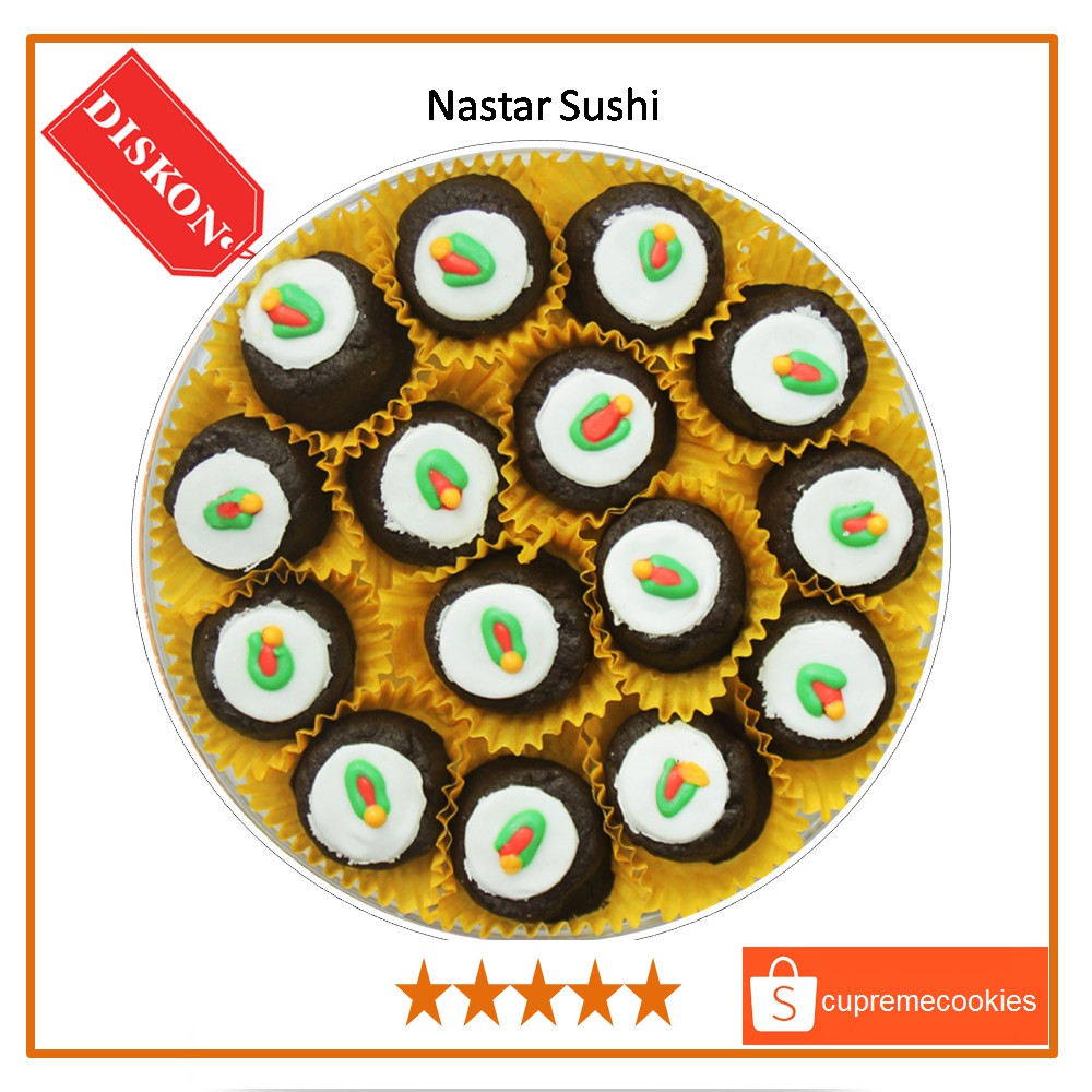 

Kue Kering Nastar Karakter Sushi | Cupreme Cookies