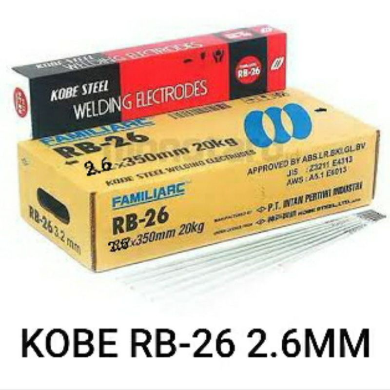 Kawat Las Kobe RB-26 2,6mm KOBE RB26 2.6mm (5KG)
