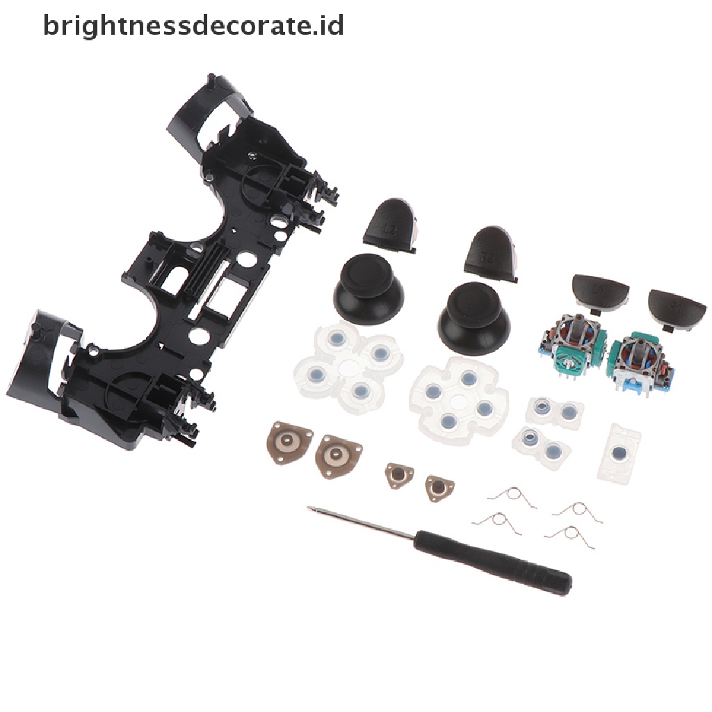 Kit Tombol Trigger L1 R1 L2 R2 3d Analog Joystick Untuk Perbaikan Ps4