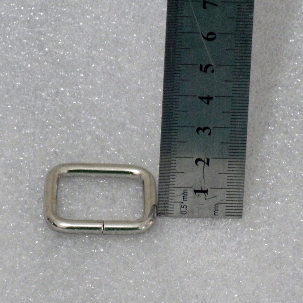 Ring Kotak 2,5 cm Nikel Kualitas Premium