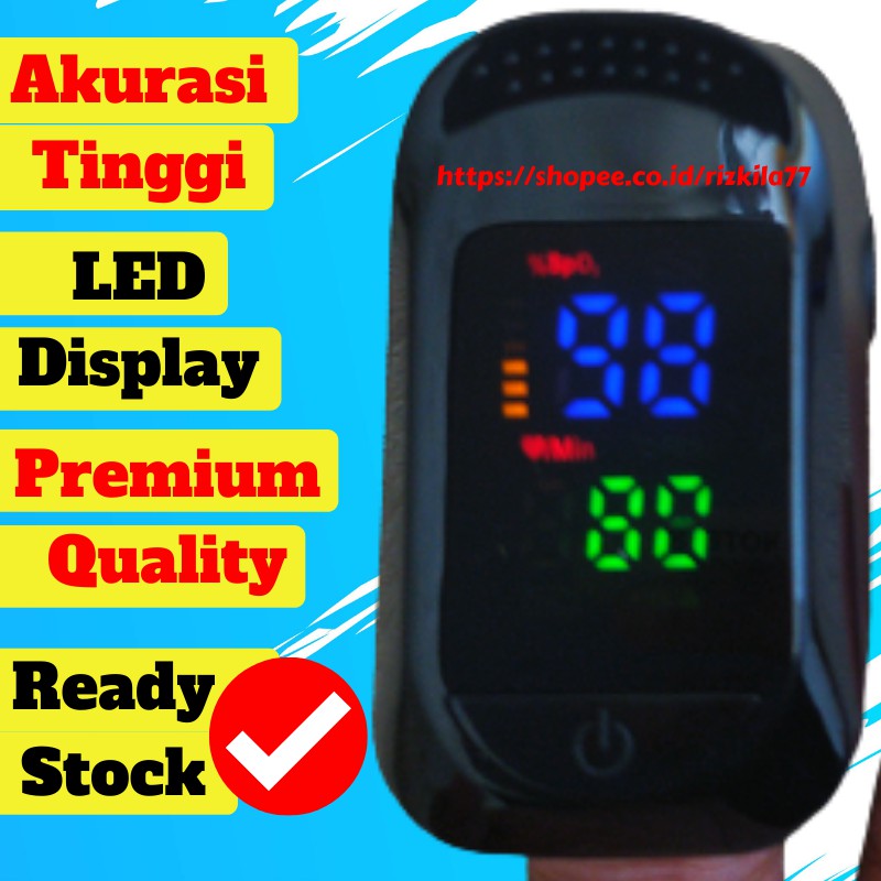 Oximeter fingertip  Alat pengukur kadar oksigen spo2 detak jantung A02 saturasi Oksigen Oxymeter