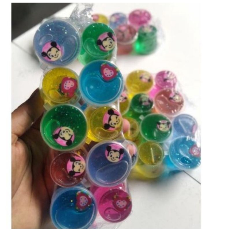 10Pcs slem jelly ember penghapus super