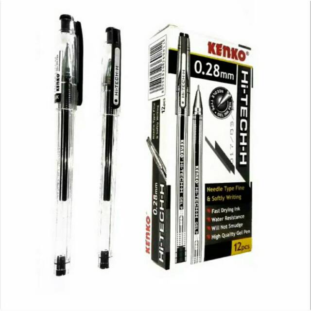 

Pulpen Kenko Gel Pen Hi-TECH-H / Gel Pen Kenko Hi-TECH-H 0.28 mm
