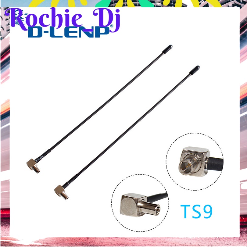 DLENP EXTERNAL ANTENA 4G LTE TS9 CONNECTOR 700-2700MHZ 5DBI - A27024 - BLACK