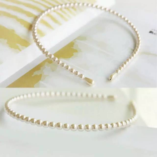 Bando Korea Mutiara Pearl Headband Korean Hairband