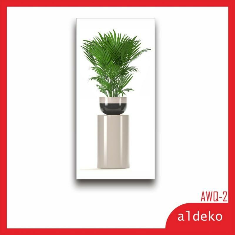 hiasan dinding rumah - Walldecor tropical plants / COD