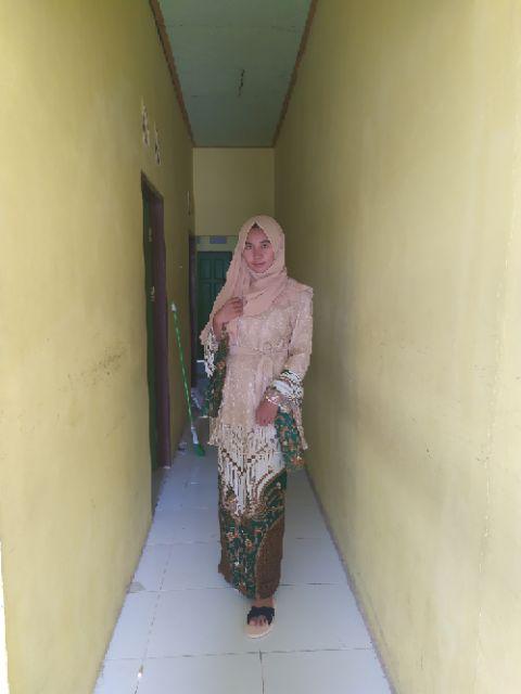 (termurah + Ada Anak) Batik Couple Selendang Parang Panjang Tille Brukat Nirmala