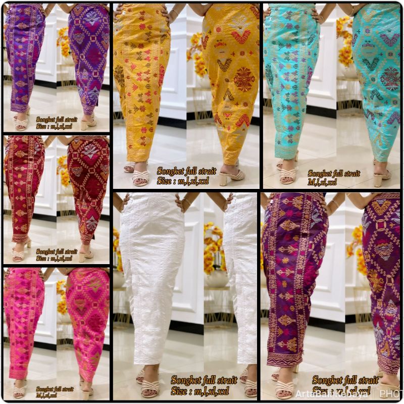 Kamen jadi songket bordir