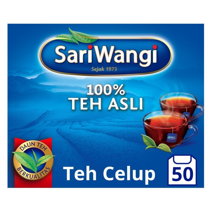 

Sariwangi Teh Hitam Asli 50 Teh Celup