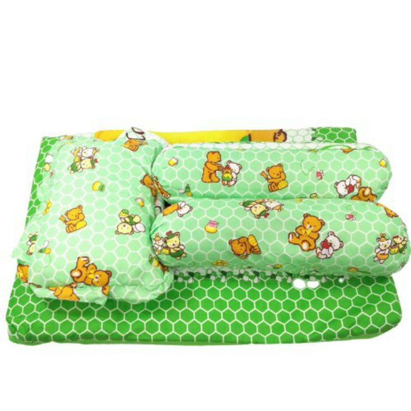 CHEKIDDO-KASUR BAYI SET BANTAL GULING-MATRAS BAYI + 2GULING 1 BANTAL-KASUR BAYI MURAH