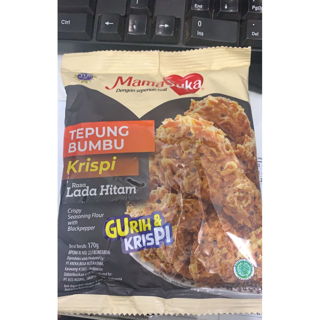 

Mamasuka Tepung Bumbu Rasa Lada Hitam 170 G