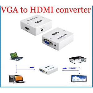 VGA TO HDMI Converter Plus Sound