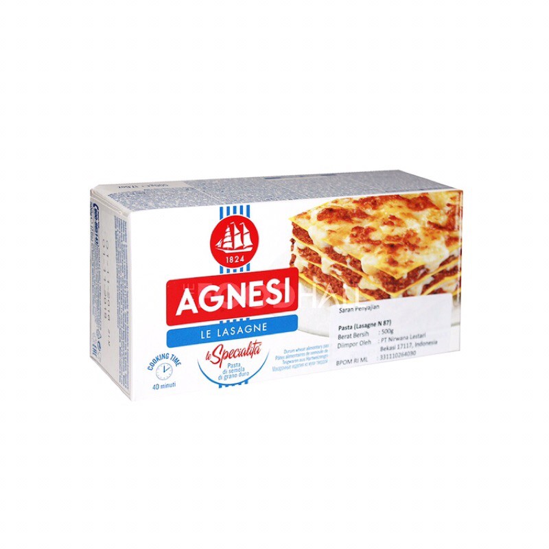 

AGNESI LASAGNE 500G BOX