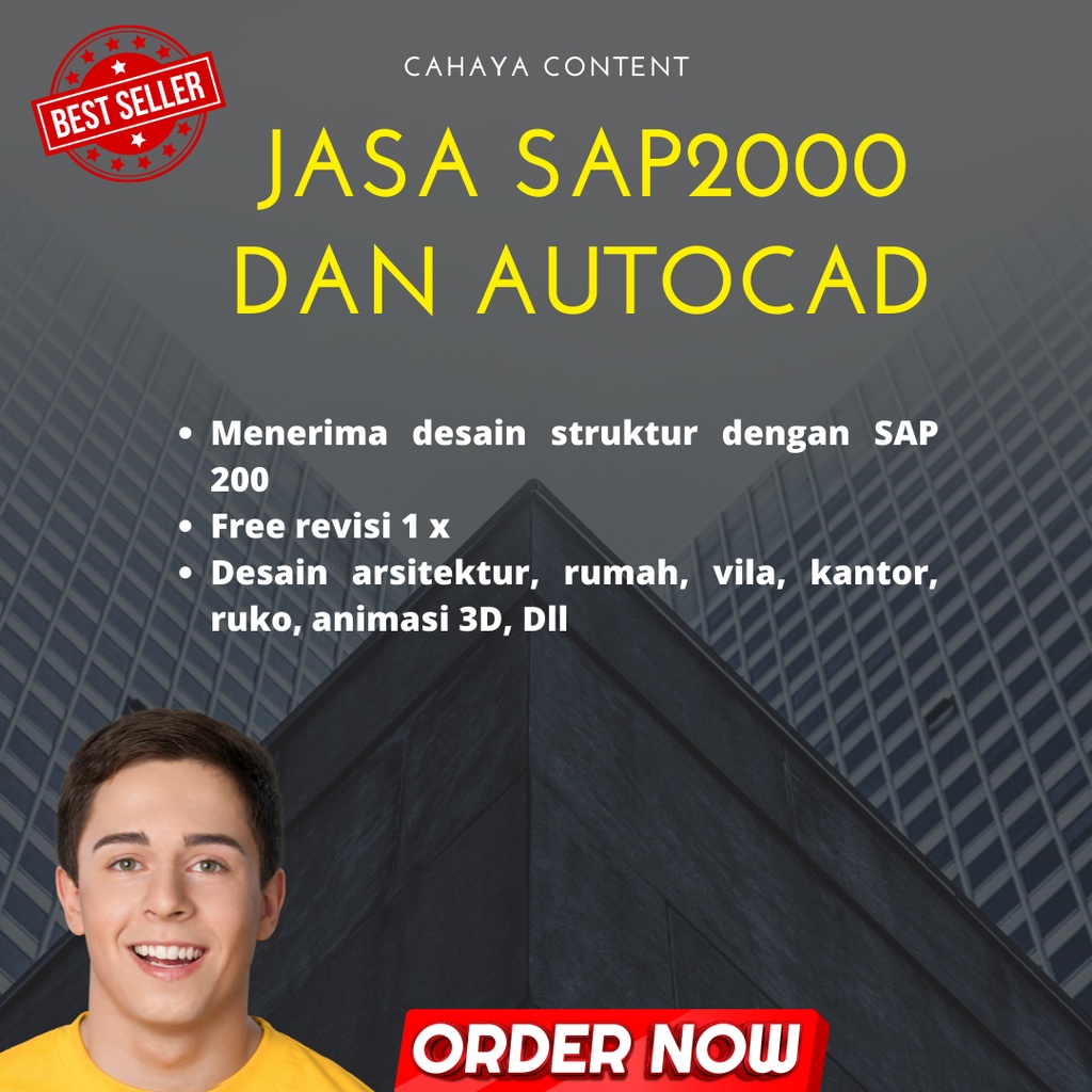 Jasa Sap2000 dan Autocad