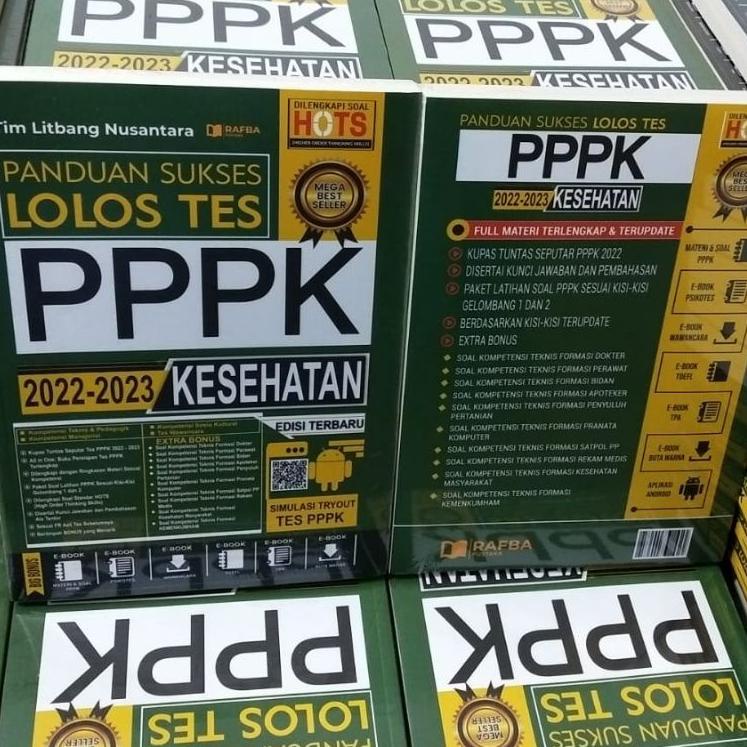 Wow Murah Meriah.. BUKU PPPK 2022 KESEHATAN TERBARU | BUKU PANDUAN SUKSES LOLOS TES PPPK KESEHATAN 2