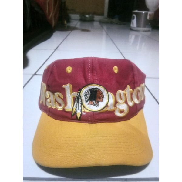 snapback vintage topi vintage nfl redskins second