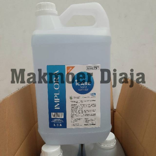 Implora Gel 5 liter iCare Hand Sanitizer Refill bukan Onemed Aseptic Gel3