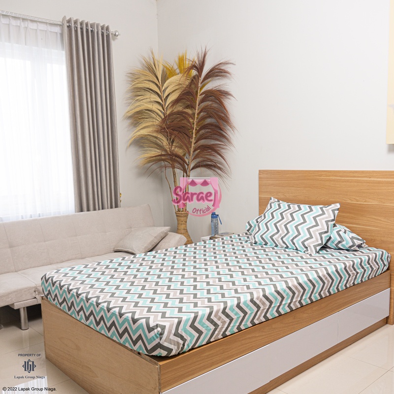 SARAE - SPREI TERLARIS MOTIF EMILY  KATUN MICRO UK KING QUEEN &amp;SINGLE 160x200 120x200 90X200