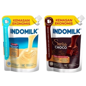 

Susu Indomilk Kental Manis Pouch vanilla/choco swiss 545gr