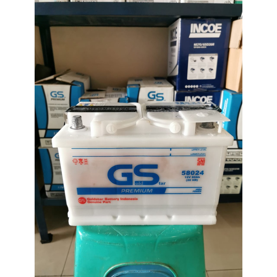 AKI BATERAI MOBIL MERCEDES DAN INNOVA REBORN GOLDSTAR 58024/DIN80