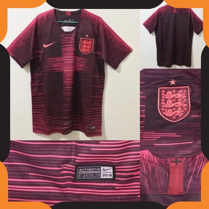 {COD}383 KAOS  JERSEY GAME  INGGRIS TRAINING PREMATCH RED 2019 KAOS OLAHRAGA GRADE ORI IMPORT