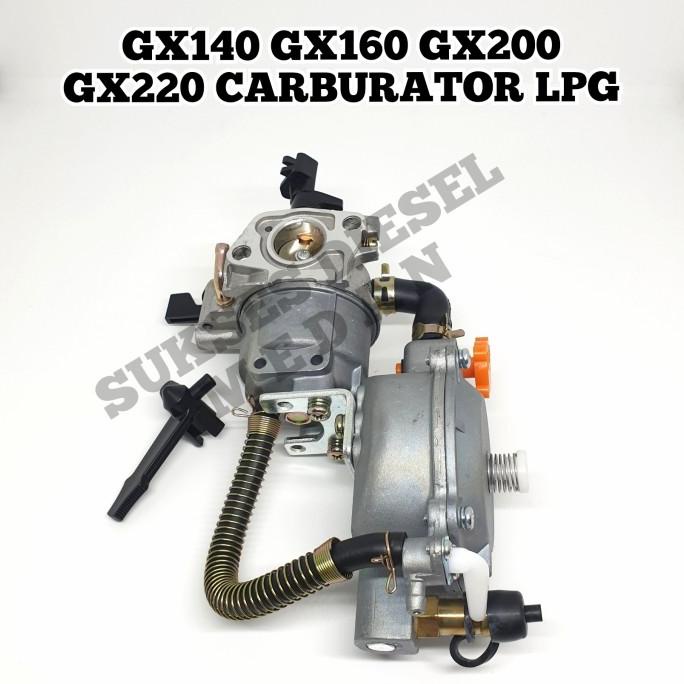 :::::::] converter carburator GAS LPG mesin Honda GX-160 GX-200 Pompa Air Alkon