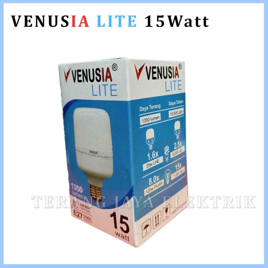 Jual Lampu Led Bulb Watt Venusia Lite Putih Shopee Indonesia