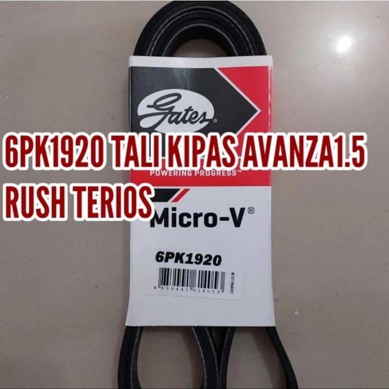6PK1920 tali kipas avanza1.5 rush terios GATES