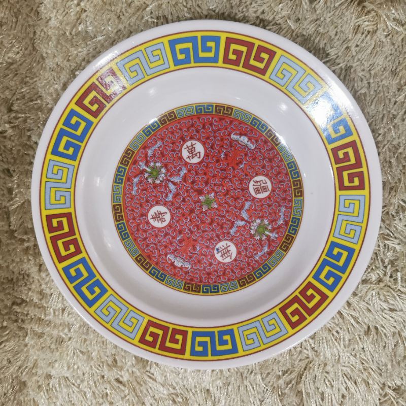 1/2 LUSIN PIRING MAKAN MELAMIN CHINA 9 " / PIRING MAKAN CANTIK
