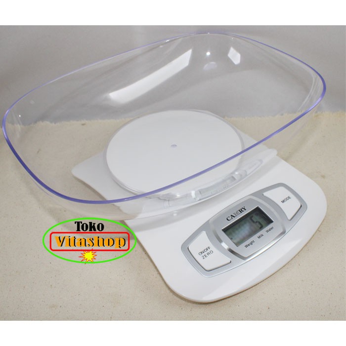 CAMRY EK3650 Timbangan Dapur Digital 5KG / Timbangan Duduk Kichen Scale