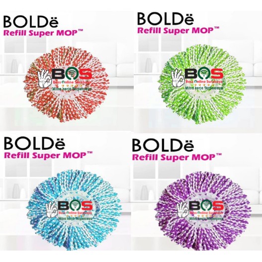 Refill Kain Pel Bolde Super Mop Refill Bolde Kain Microfiber Refill