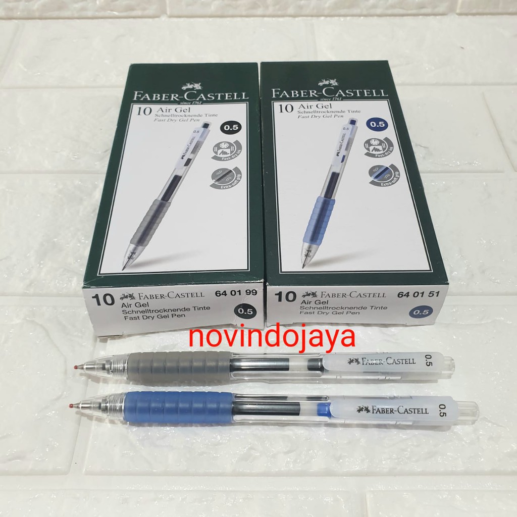 

Pulpen Air Gel 0.5mm FABER CASTELL - Ballpoint Air Gel