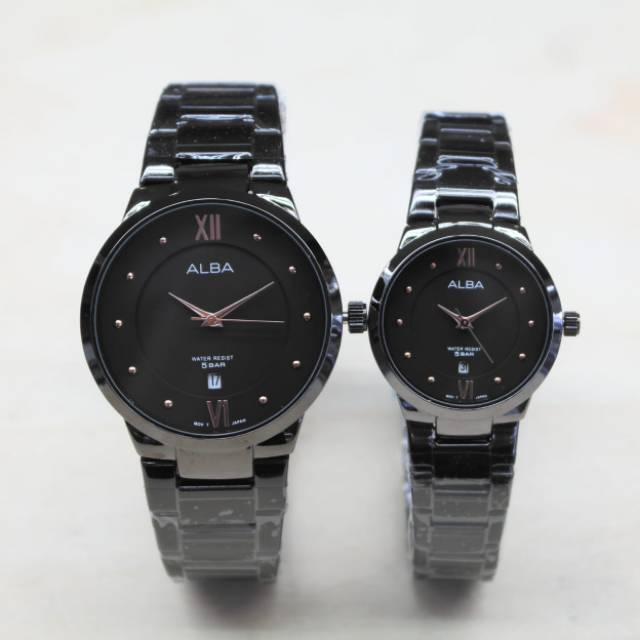 Jam tangan kapelan alba diameter 4 cm dan 3 cm tanggal aktif