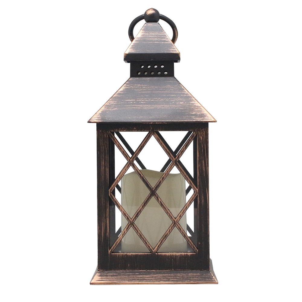 

JYSK Lampu Hias Murah Lantern With LED Candle 9535N 14X14X27CM Assorted