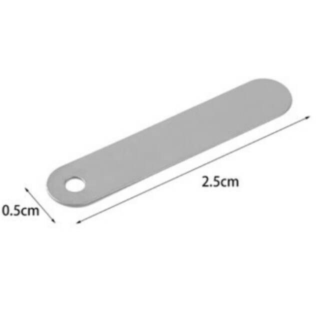 Conductive Sheet Solder Tab Suitable For 18650 14500 AA Sub C Rechargeable Battery Cells Silver