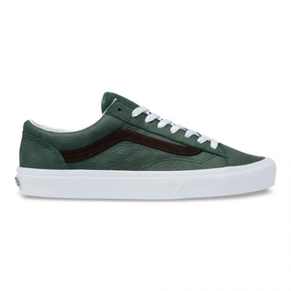 dark green old skool vans