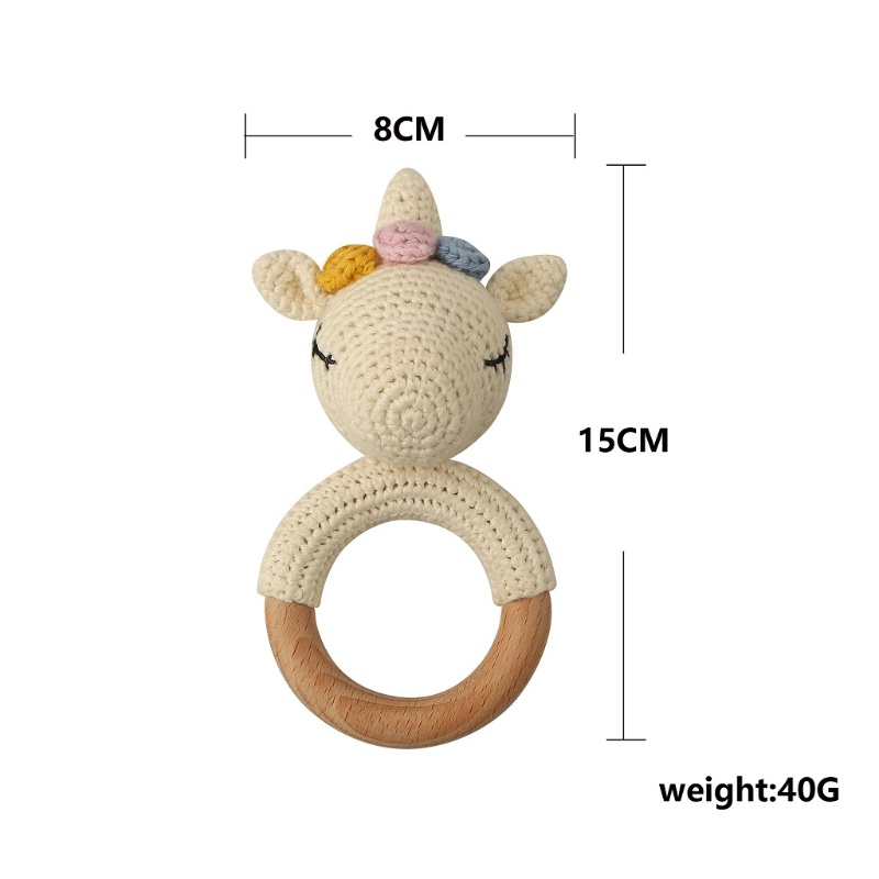 Mary Mainan Teether Bayi Newborn Model Hewan Crochet DIY