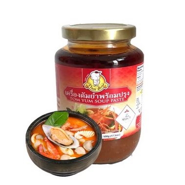 

Thai Boy Tom Yum Soup Paste 230gr/ Gluten Free/ Bumbu Tomyam Instan/ Import