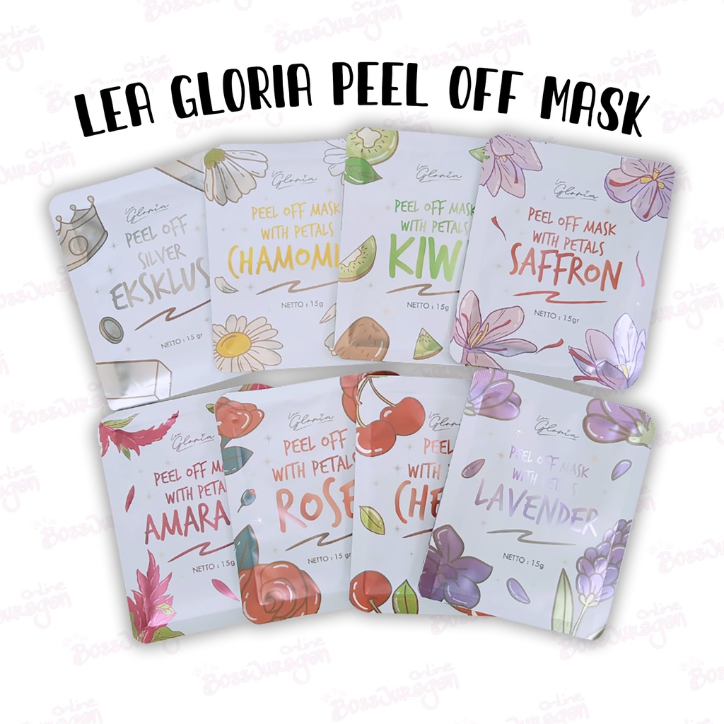 (BOSS) NEW Lea Gloria Peel Off Mask - 15g | Makser Peel Off Lea Gloria