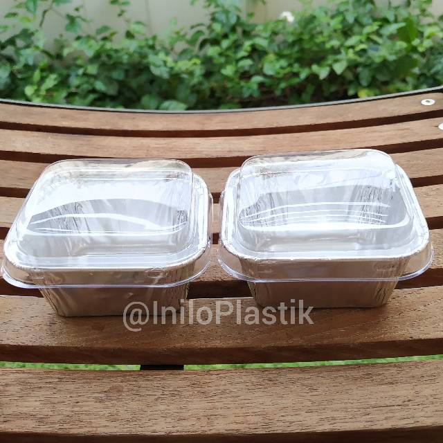 Alumunium Foil Tray BX-0350 / Aluminium BX-0350 BX 0350 + Tutup